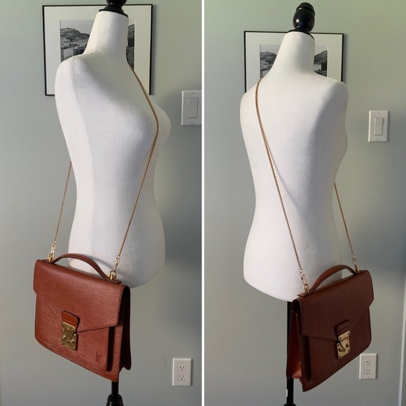 Authentic Louis Vuitton Epi Monceau Handbag - Picture 4 of 15